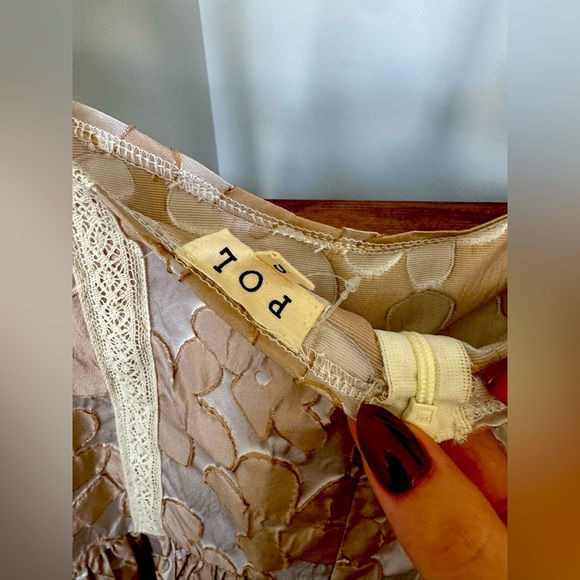 POL Beige Boho bubble tunic/dress - Picture 4 of 5